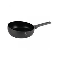 WOK Schwarz 26/26/9 cm BH8119 - Schwarz, Metall (26cm) - Berlinger Haus