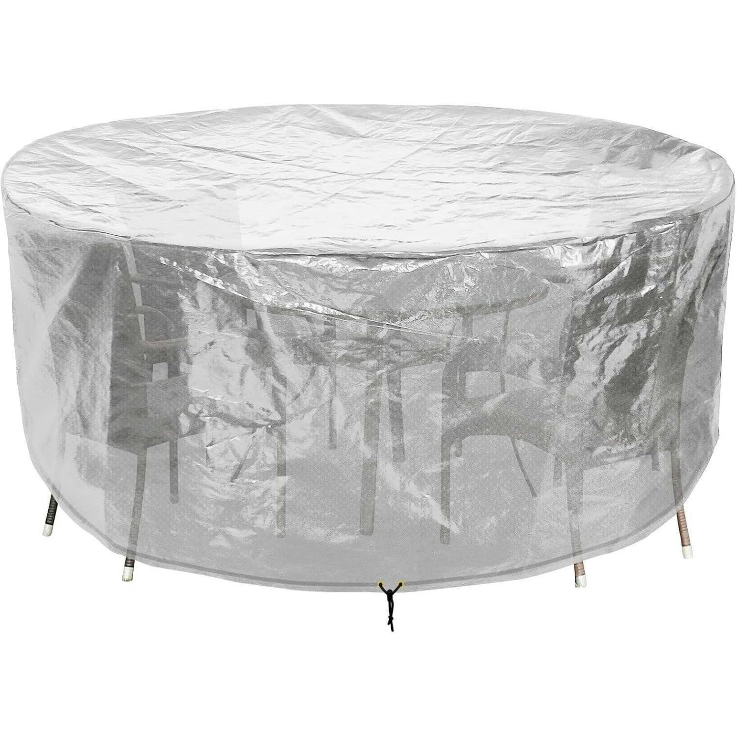 XXXLutz Gartentischabdeckung Silber 230x90x230 cm