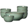 SALAT-SET Alicante Grün 7er Set - Grün, Keramik (1/1/1cm) - Ritzenhoff Breker