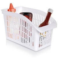 KÜHLSCHRANK-ORGANIZER 29x17x16 cm - Weiß, Kunststoff (29/16/17cm) - Excellent Houseware