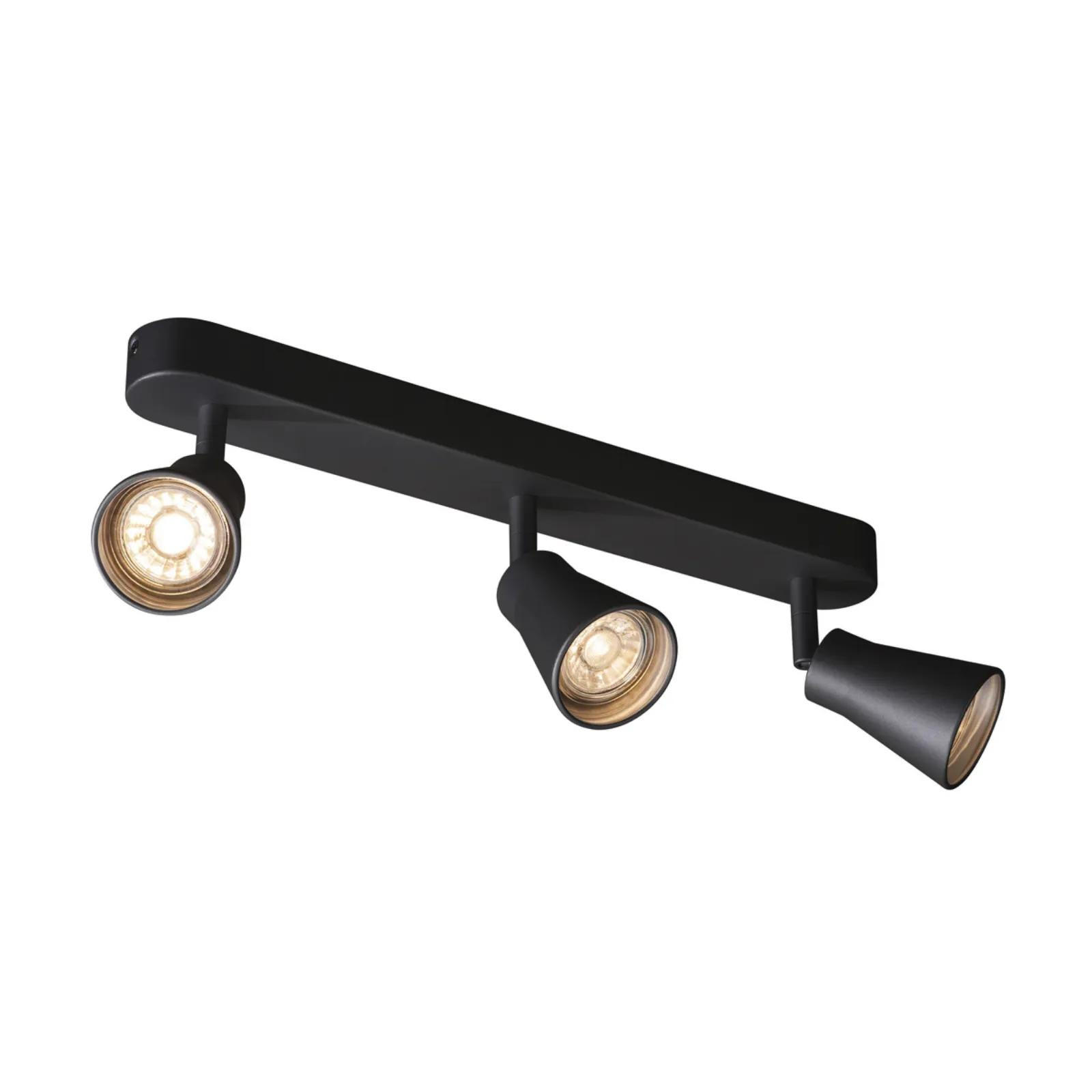 DECKENSTRAHLER Avo - Schwarz, Metall (11.5/11.5/9.5cm) - SLV