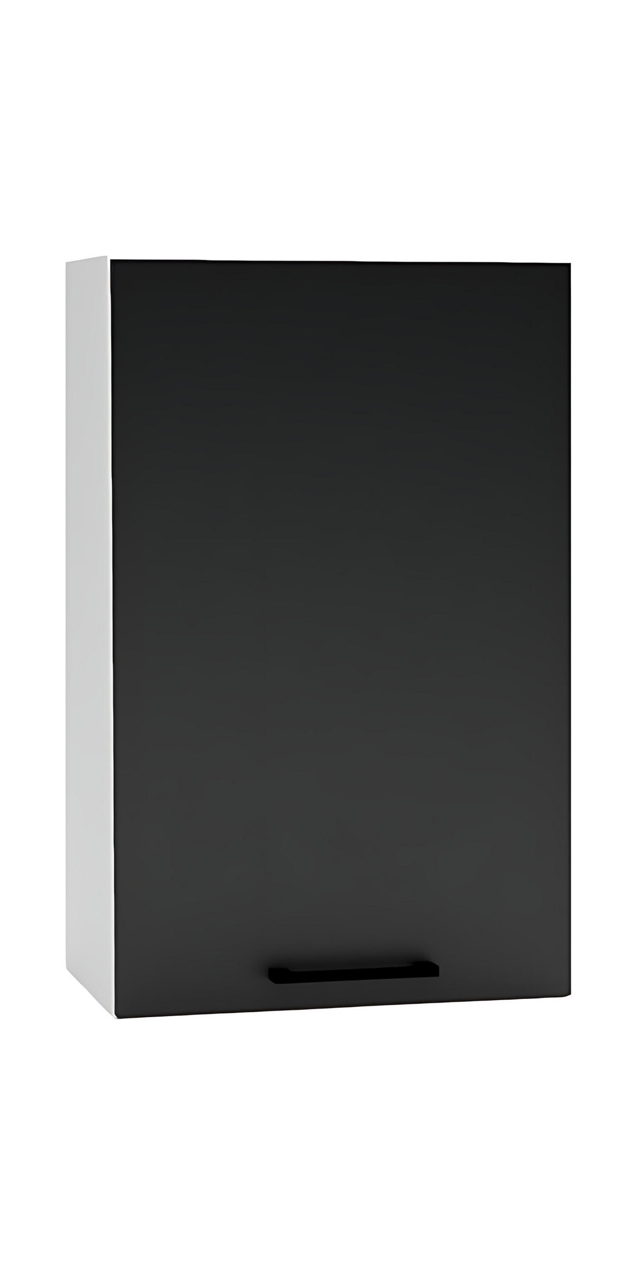 HÄNGESCHRANK W45 P/L - Dnoria - Praktisches Stauraum Konzept - Schwarz, Holz/Metall (45/72/30cm) - ROYAL24_MARKT