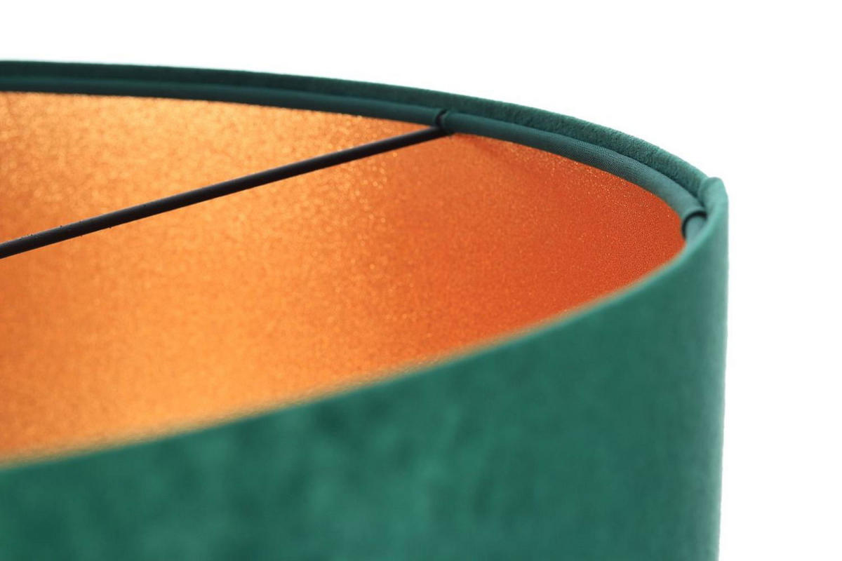 HÄNGELEUCHTE Grün 50/25 cm - Goldfarben/Grün, Kunststoff (50/0.8/25cm) - ONZENO
