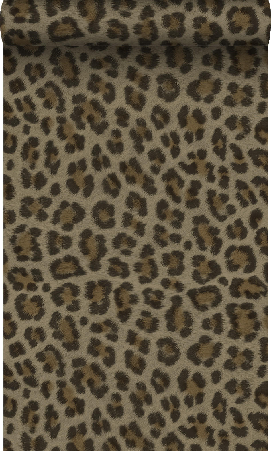 TAPETE Leopardenmuster 53 cm x 10.05 m - Braun, Papier (53/1000cm) - Origin Wallcoverings