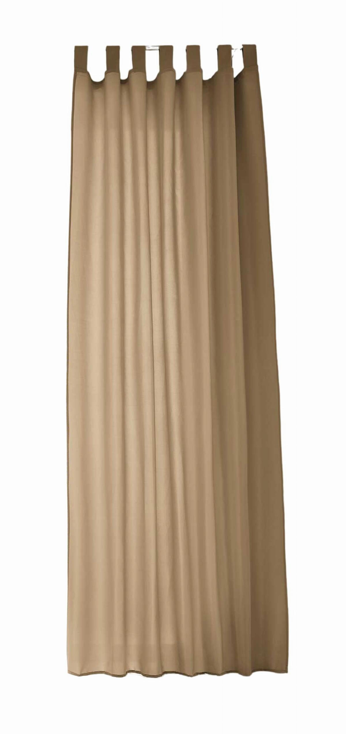 VORHANG POTSDAM HxB 225x140 cm Sand - Sandfarben, Textil (140/225cm) - Gardinenbox