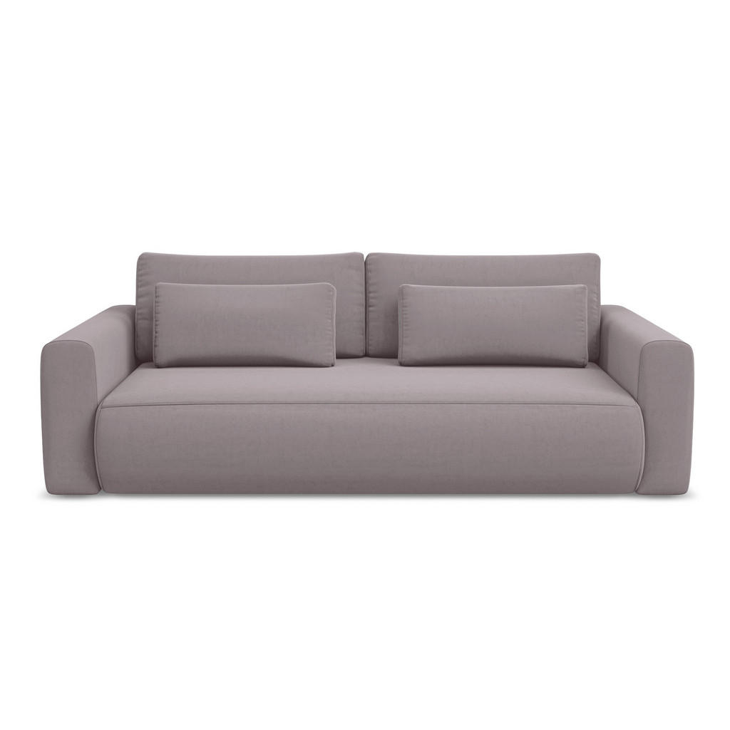 Thumbnail - Makamii 3-Sitzer, Flieder, Textil, Füllung: Schaumstoff, 238x82x105 cm, Made in EU, Wohnzimmer, Sofas & Couches, Schlafs...