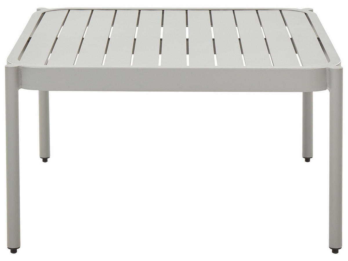 LOUNGE SET 2-Sitzer modular Grau Terracina - Grau, Metall - Beliani