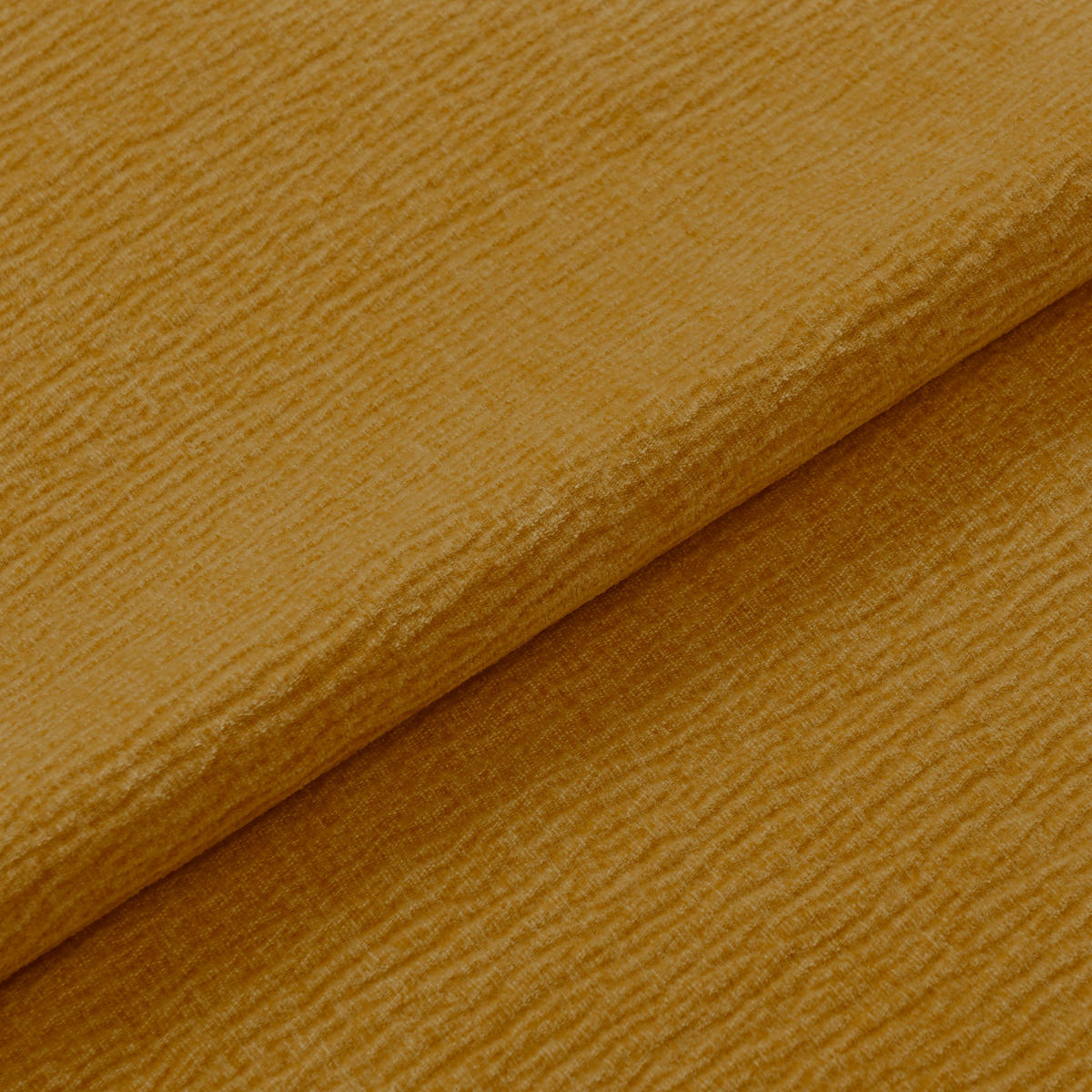 STUHL 2er-Set Texturierter Samt Senf 53cm - Dunkelgelb, Textil (53/10.4/56.9cm) - Sia Home
