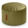 INDOOR HOCKER Stay rund Kunstleder - Grün, Textil (43/30/30cm) - Green Bean