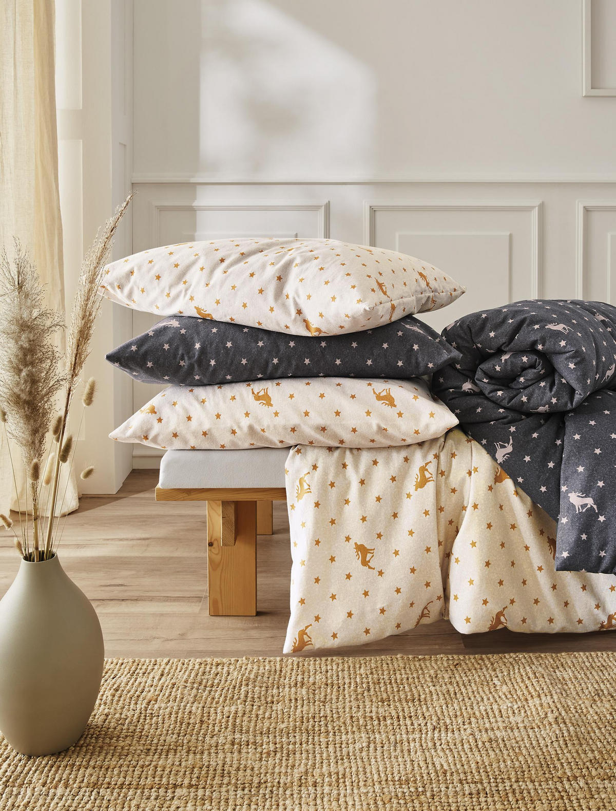 BETTWÄSCHE PANDA 8496 - Gelb, Textil (135/200cm) - Irisette