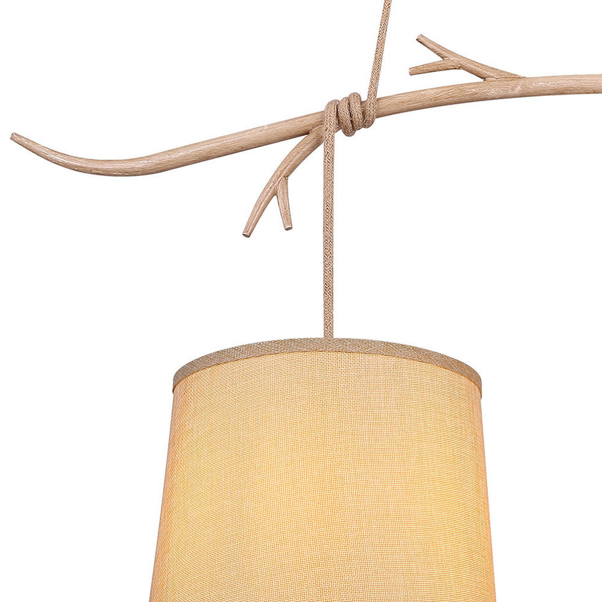 HÄNGELEUCHTE LIVO Metall Braun - Braun, Metall (90/25/120cm)