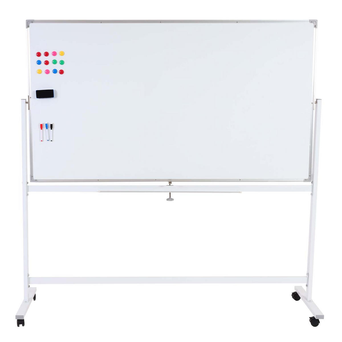 WHITEBOARD Weiß - Weiß, Metall (186/186/56cm) - MCW