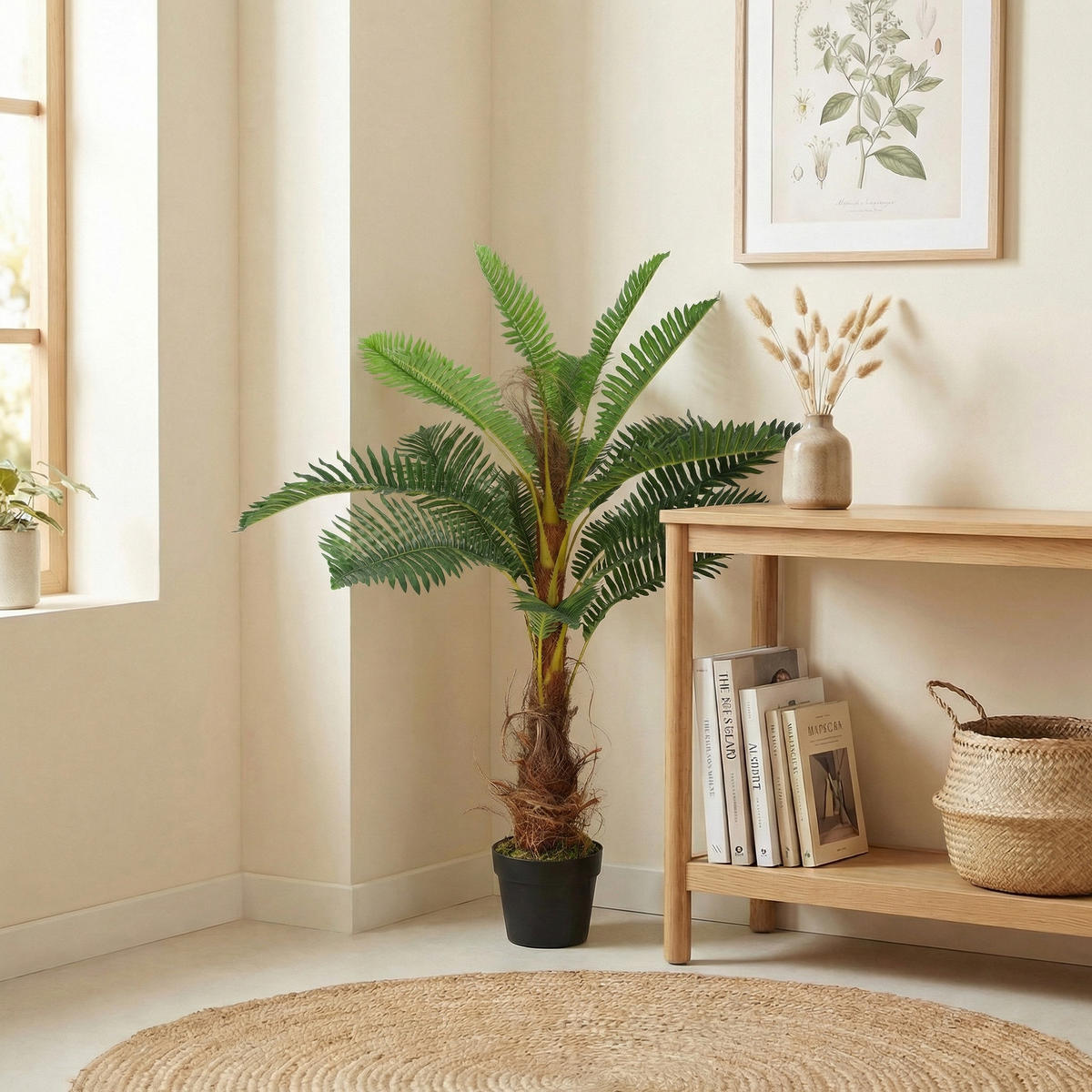 KUNSTBAUM Grün realistisch mit Topf 100 cm - Smaragdgrün, Kunststoff (100cm) - PANGIVO