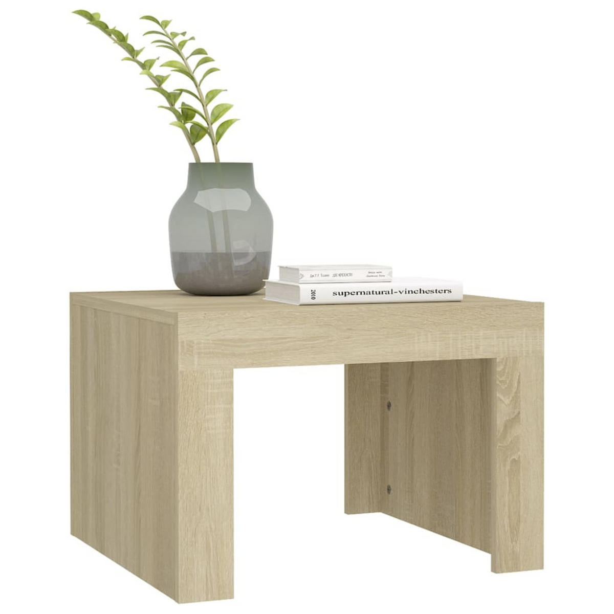 COUCHTISCH Sonoma-Eiche 50x50x35 cm Holzwerkstoff - Braun, Holzwerkstoff (50/50/35cm) - furnicato
