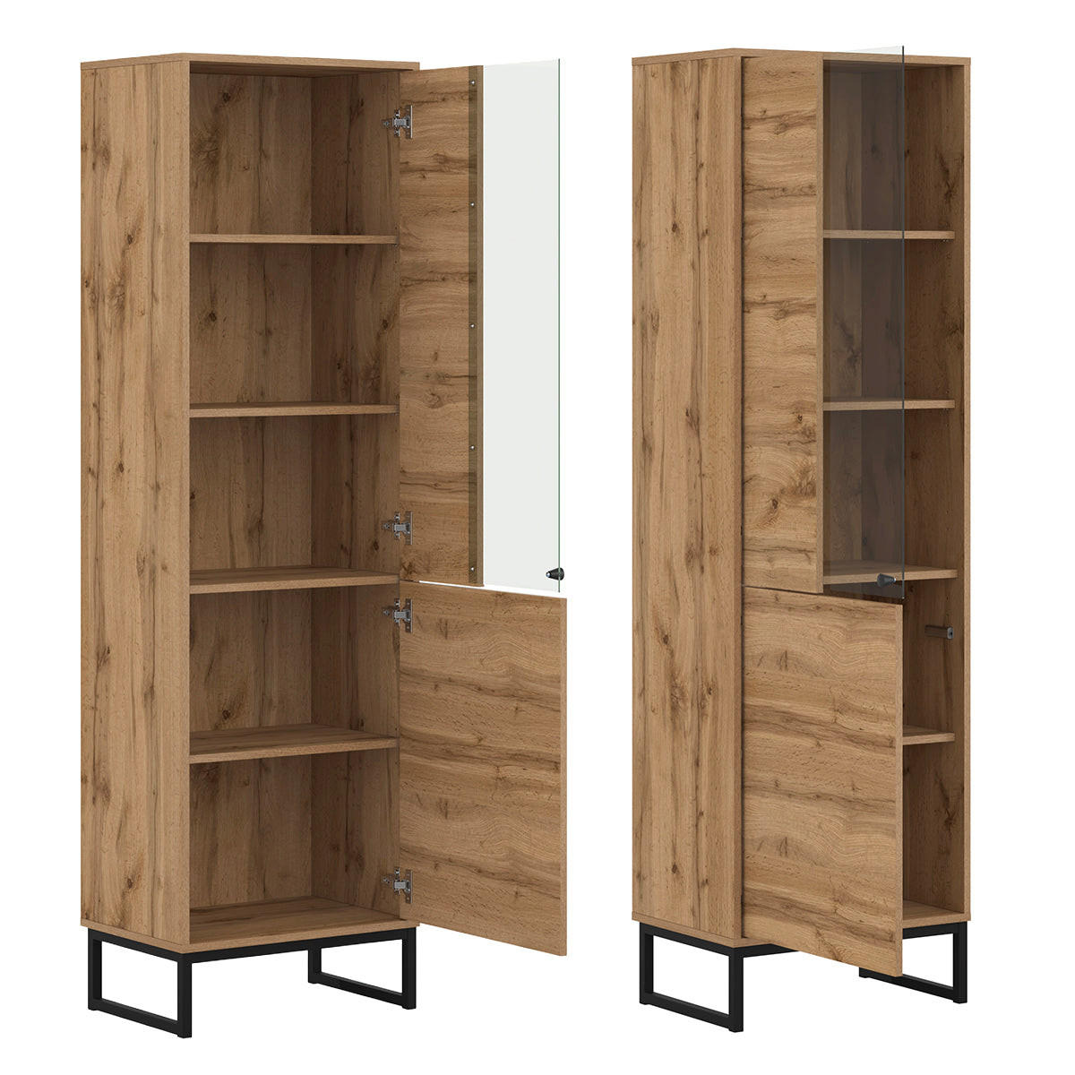 VITRINE Loa Holz - Braun, Holzwerkstoff (53.5/180/36.5cm) - Petits-meubles