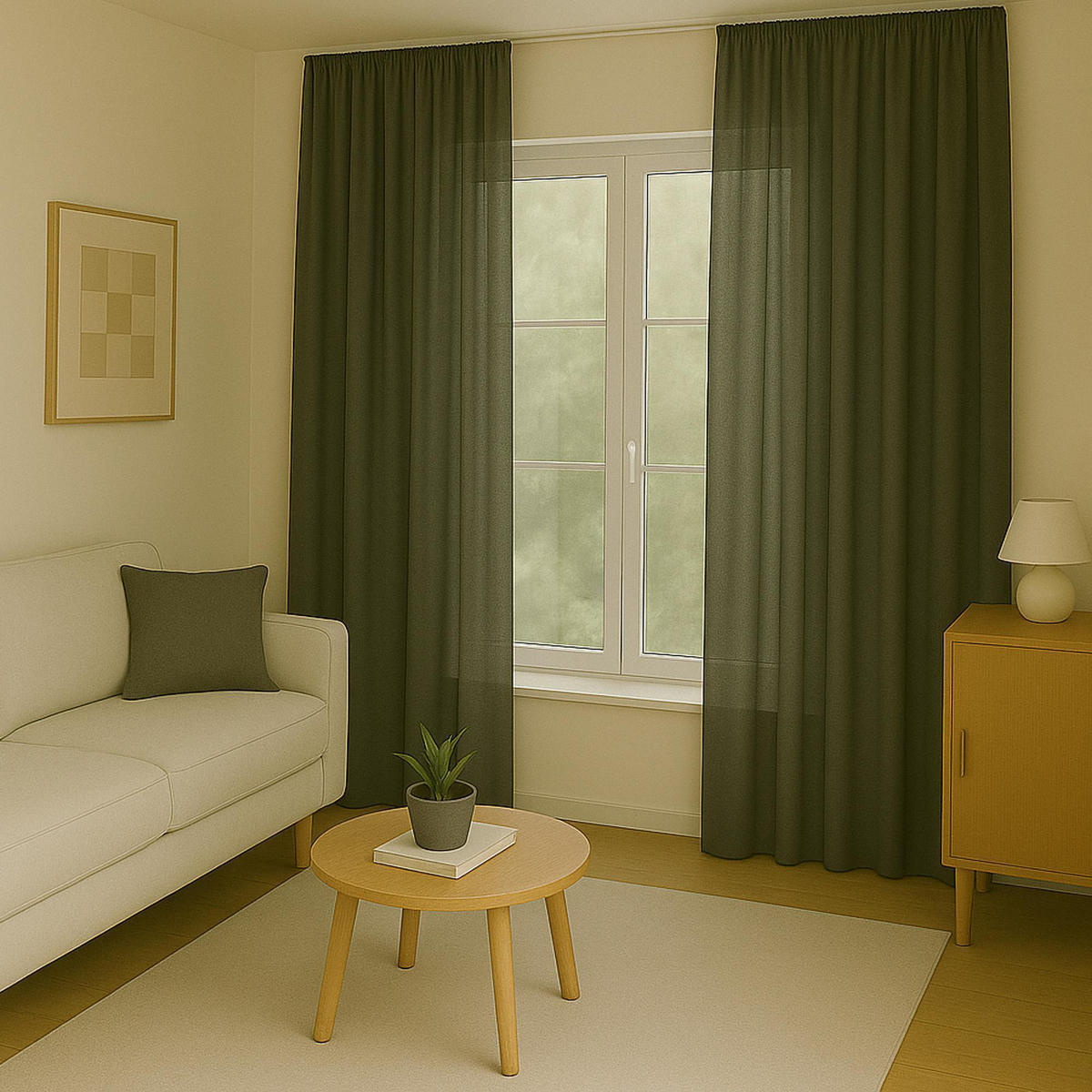 GARDINE Universalband "blickdicht" 2er Pack Anthrazit 140x145 cm - Anthrazit, Textil (140/145cm) - Bestlivings