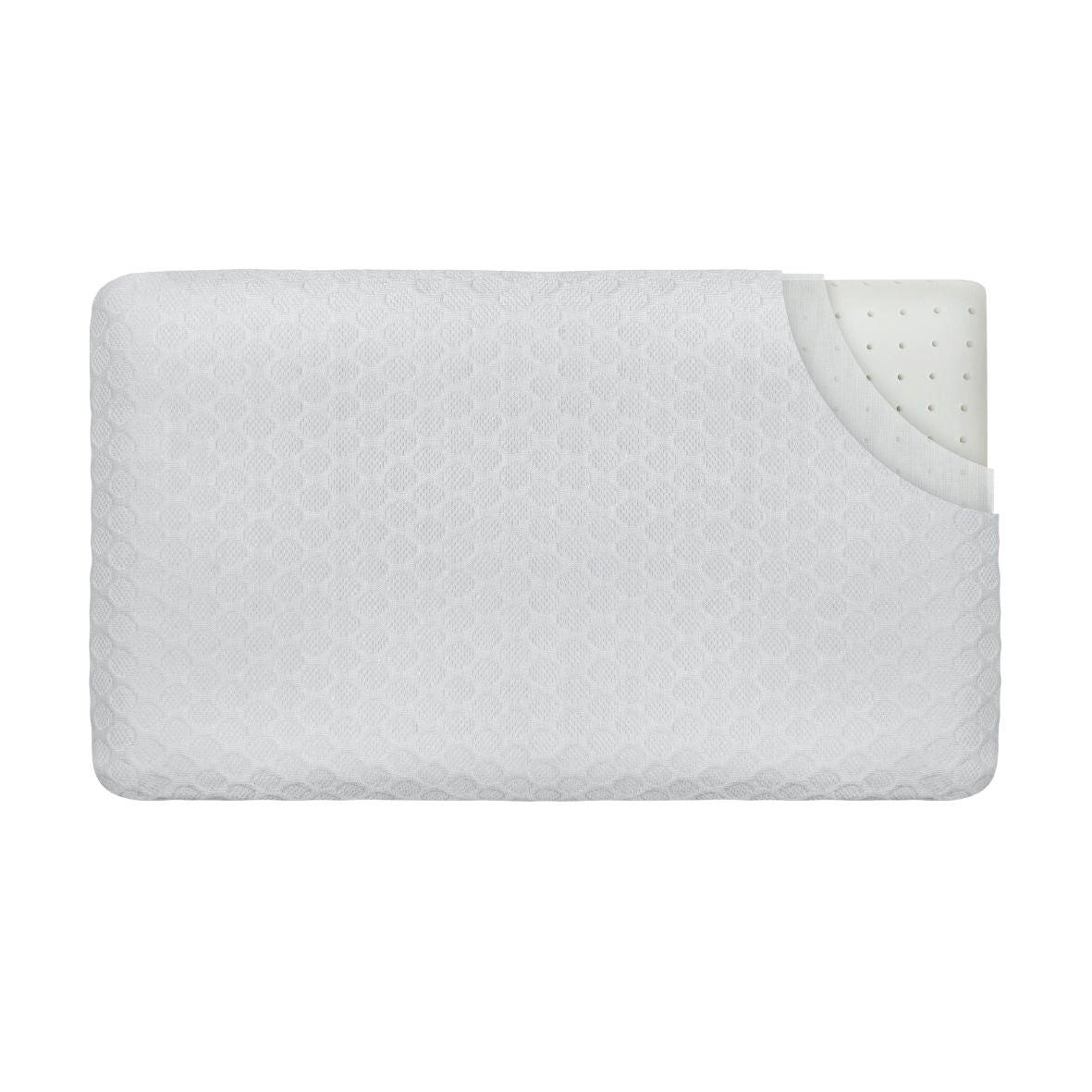 KISSEN, EXTRA FLACH FÜR BAUCHSCHLÄFER S 50/30 CM - Weiß, Textil (30/50cm) - INPHYSIO