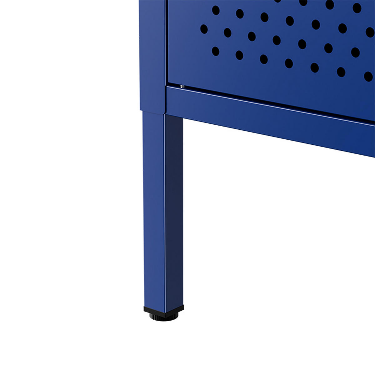 SIDEBOARD 100 cm, Dunkelblau - Blau, Metall (40/60/100cm) - Oviala