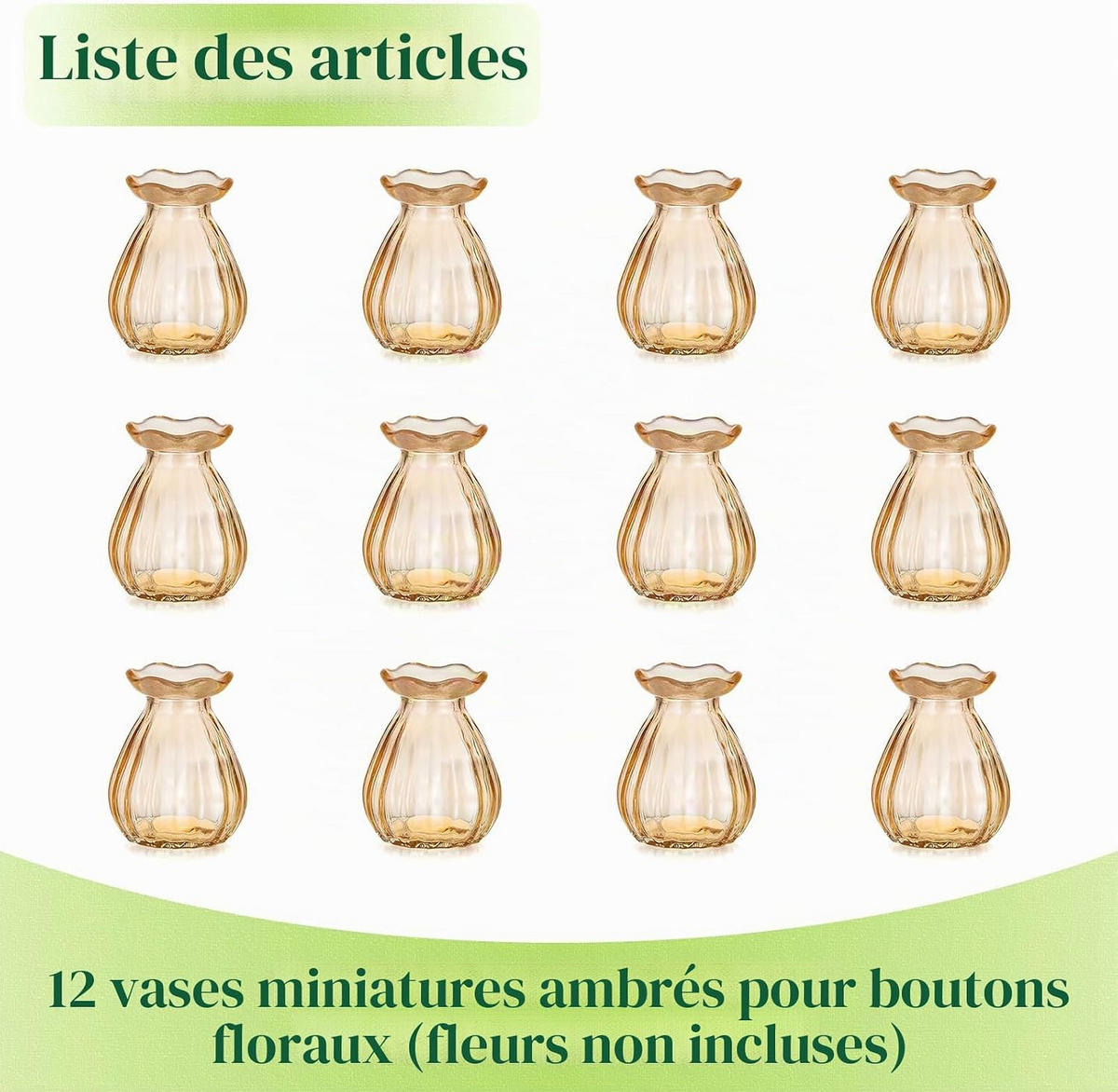 VASE 6,5 x 6,5 x 8,8 cm Glas - Gelb, Glas (8.8cm) - LIBRATON