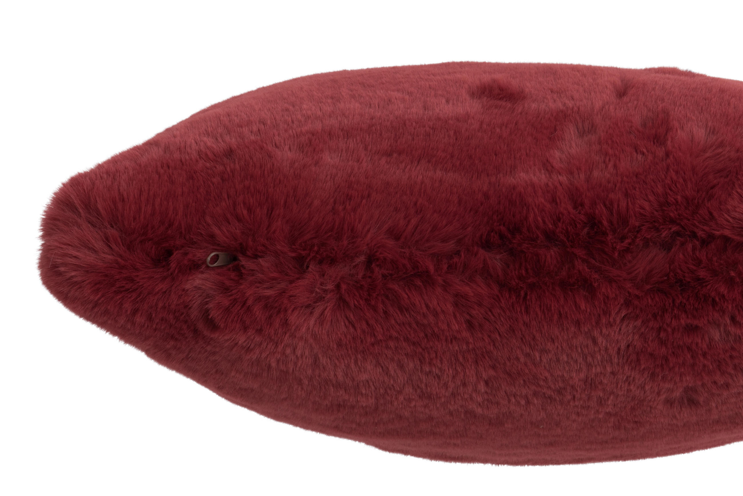 KISSEN CUTIE - Pelz - Rot - Rot, Fell (45/45cm) - J-Line