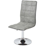 ESSZIMMERSTUHL 2er-Set 103x43x54cm Sitzhöhe 41cm Stoff/Textil vintage Betongrau - Grau, Textil (43/103/54cm) - CHEFGASTRO