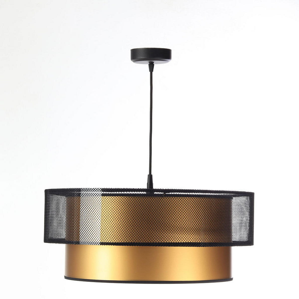 HÄNGELEUCHTE Gold 50/20 cm - Goldfarben, Kunststoff (50/50/20cm) - KUNSTLOFT