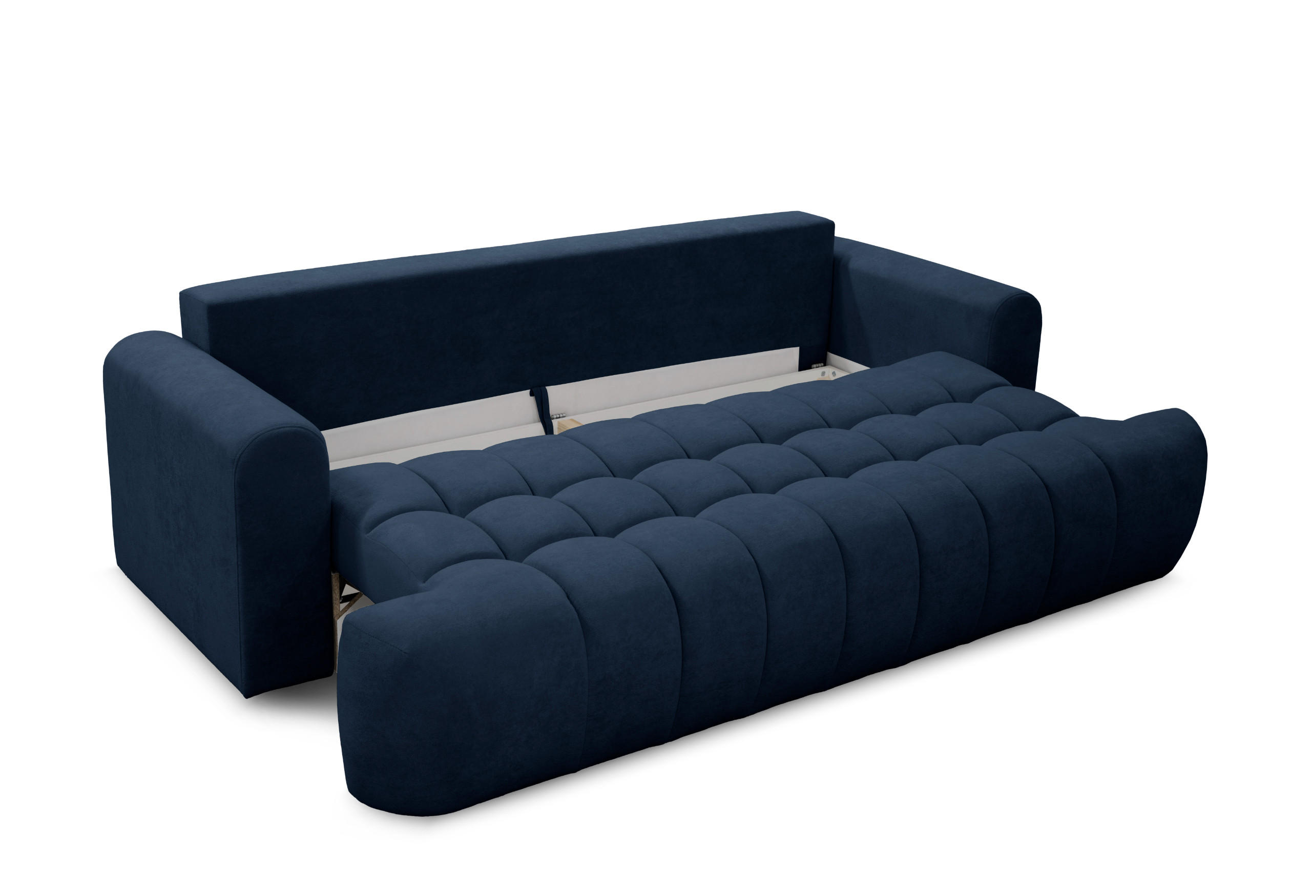 SOFA in Marineblau - Dunkelblau, Textil (246/92/115cm) - Home Collective