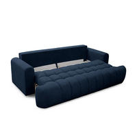 SOFA in Marineblau - Dunkelblau, Textil (246/92/115cm) - Home Collective