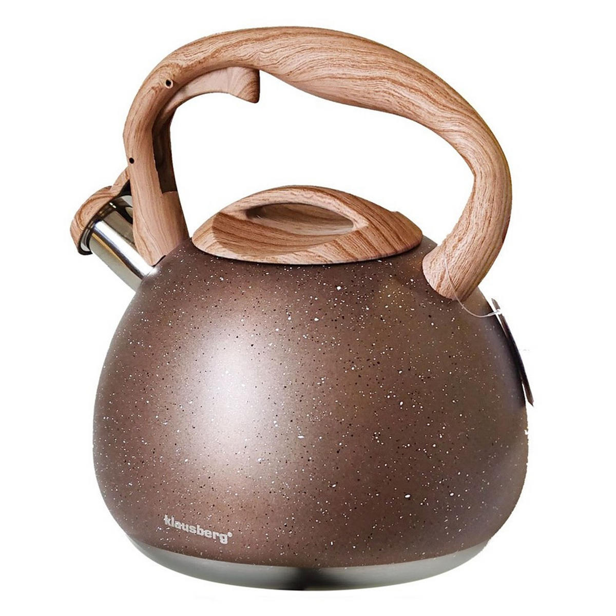WASSERKESSEL Braun 25/22/20 cm KB7510 - Braun, Metall (25cm) - Klausberg 