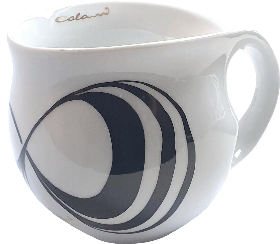 KAFFEEBECHER XXL Capriole black - Multicolor, Keramik (0.6L) - Luigi Colani Porzellan