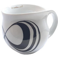KAFFEEBECHER XXL Capriole black - Multicolor, Keramik (0.6L) - Luigi Colani Porzellan