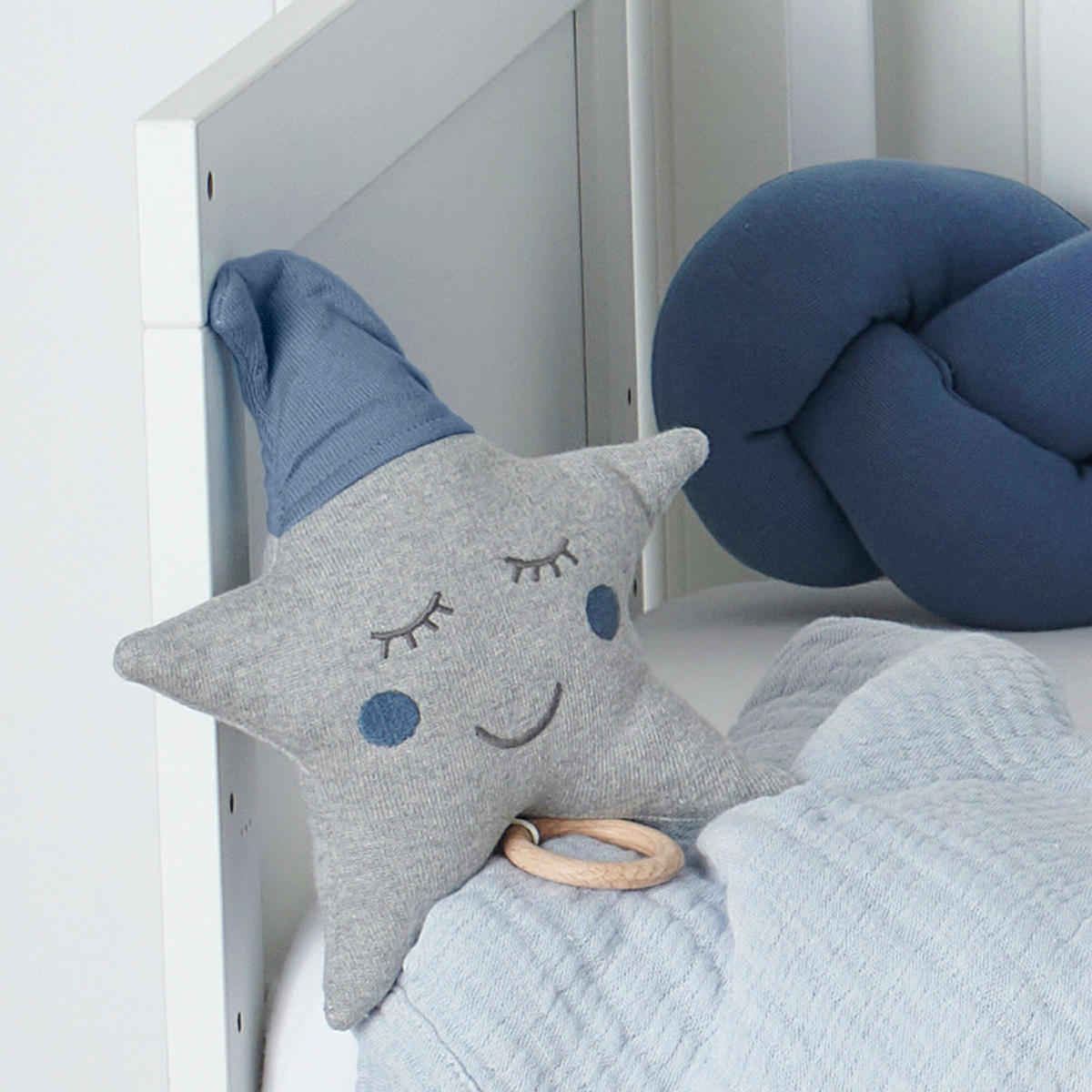 SPIELUHR Baby Blau - Blau, Textil (15/4/22cm) - nordic coast company