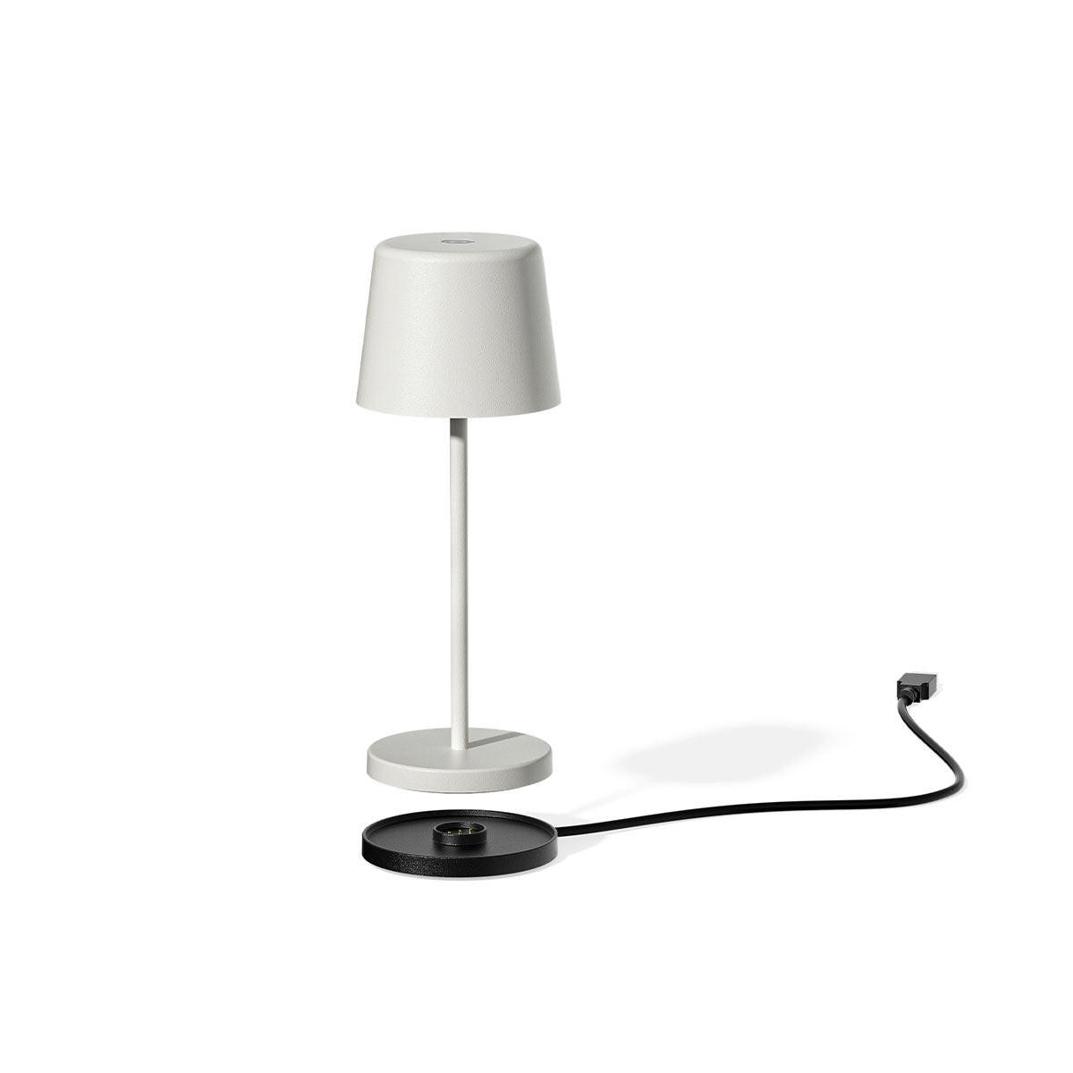 MINI-TISCHLAMPE KELLY MINI weiß - Weiß, Metall (8.2/8.2/22cm) - Lumisky