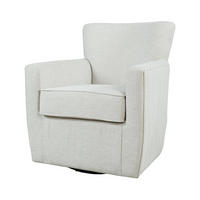 SESSEL LEITH Weiß 83x77x90 cm - Weiß, Textil (83/90/77cm) - FURNLUX