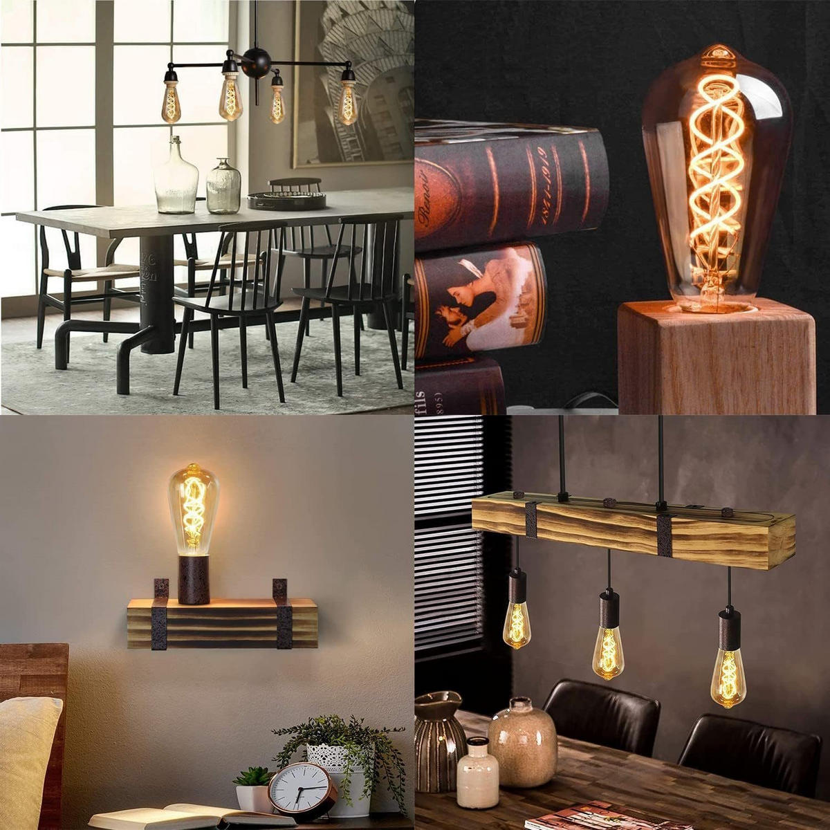 LEUCHTMITTEL Zivoltisara 6.4/6.4/13.5 cm - Braun, Glas (6.4/13.5cm) - ZMH