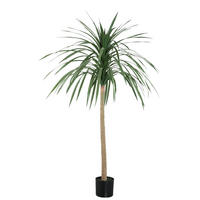 KUNSTPFLANZE Tree Grün 90/90/160cm - Grün, Kunststoff (160cm) - PTMD Collection