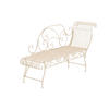 GARTENBANK Karina antik-creme - Naturfarben, Metall (156/46/78cm) - TPFGarden