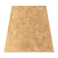 TEPPICH Kurzflor waschbar Einfarbig Wohnzimmer schmutzabweisend Gelb Rechteckig 140x200 - Gelb, Textil (140/200cm) - KADIMA DESIGN