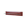 WANDREGAL Bari Bordeaux Hochglanz - Bordeaux, Holzwerkstoff (98/20/19cm) - Vladon