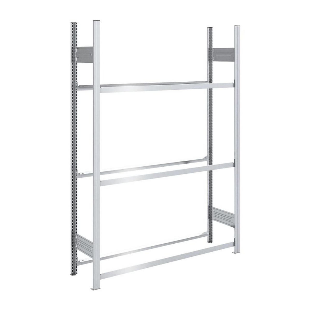 REIFENREGAL TIRE PRO 200x130x43cm 3 Ebenen 150kg Fachlast Bis zu 6 Reifen pro Ebene Verzinkt - Silberfarben, Metall (130/200/43cm) - PROREGAL