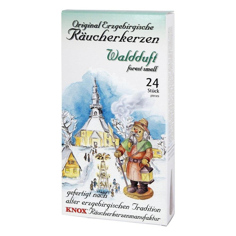 RÄUCHERKERZEN Erzgebirgische Räucherkerzen Waldduft 24er Packung - Multicolor, Holz (6.5/2.3/12.5cm)