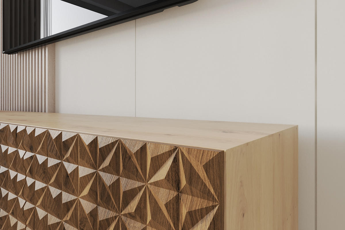 LOWBOARD VIRA-W 3x100x40x41 cm - Artisan / Katania - Eiche Wotan, Holzwerkstoff (300/40/41cm) - ALTDECOR