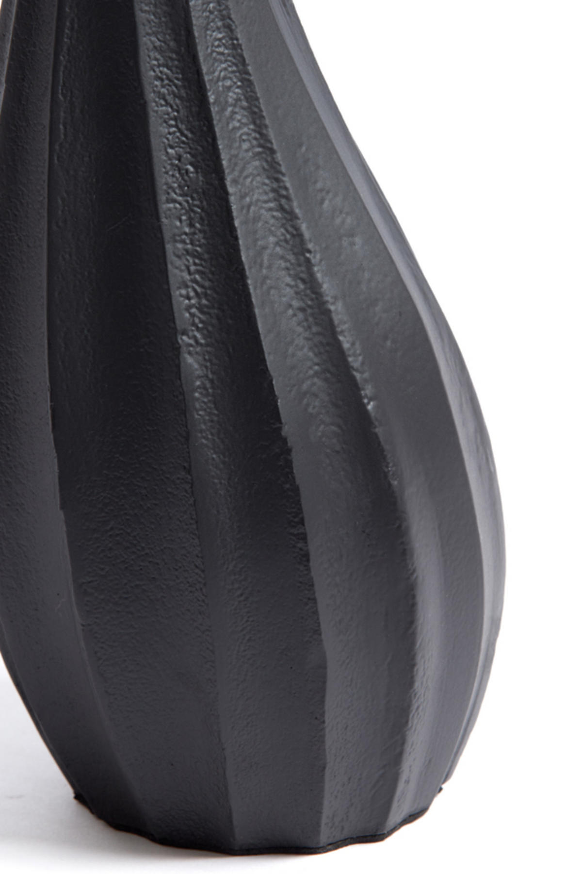 KERZENSTÄNDER NYOKO - Schwarz - Ø11x44cm - Schwarz, Metall (11/44/11cm) - Light & Living