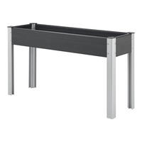 HOCHBEET Beverwijk - Dunkelgrau, Metall (125/75/40cm) - [en.casa]