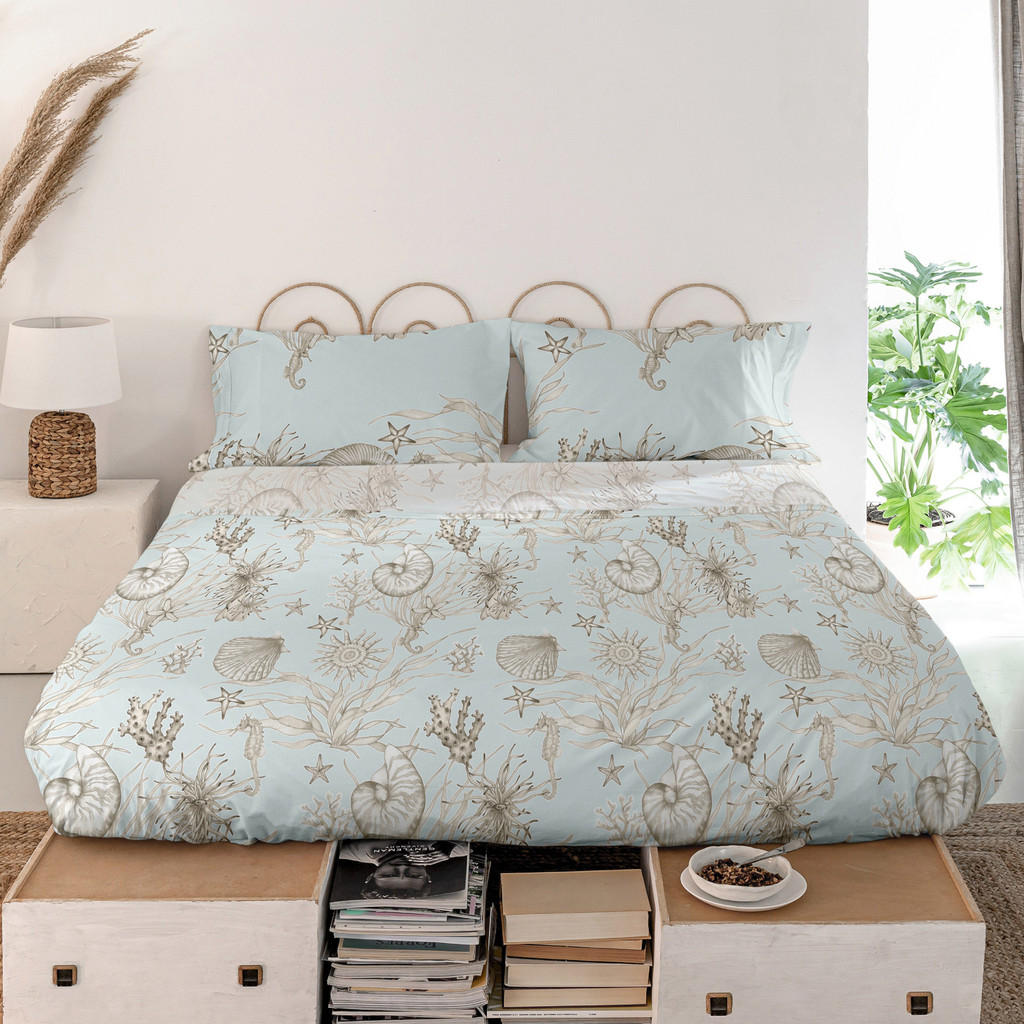 Thumbnail - Happy Friday Oberbettlaken, Mehrfarbig, Textil, Grafikmuster, 240x270 cm, Oeko-Tex®, Schlaftextilien, Bettwäsche, Bettla...