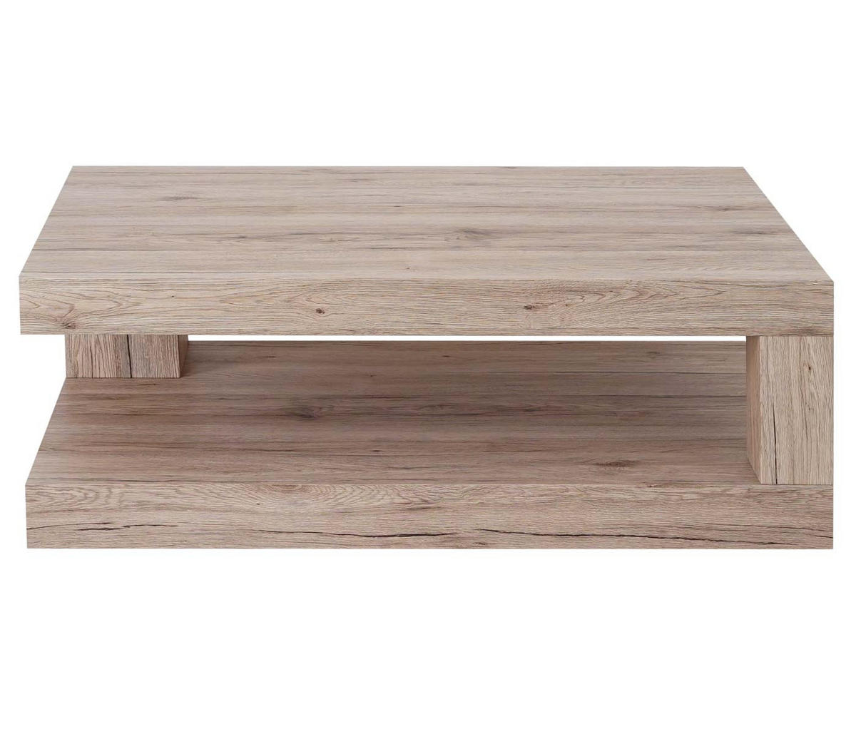 COUCHTISCH rechteck Eiche Sanremo Dekor - Eiche San Remo, Holzwerkstoff (60/110/40cm) - MCW