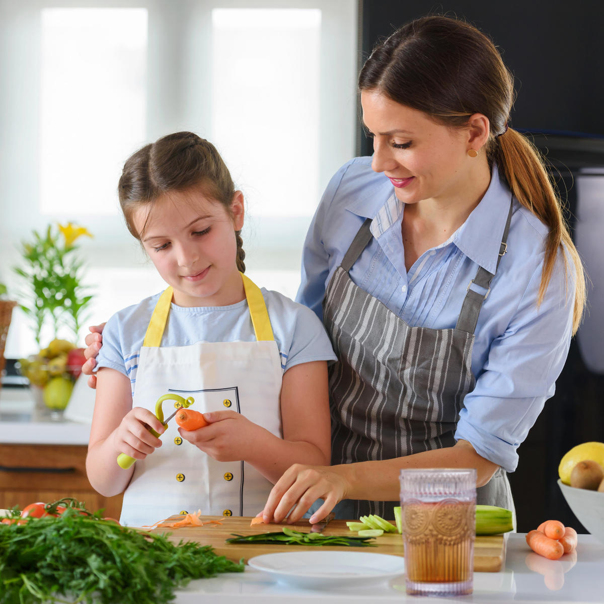 4XTRINKGLAS - Transparent, Glas (0.45L) - Relaxdays