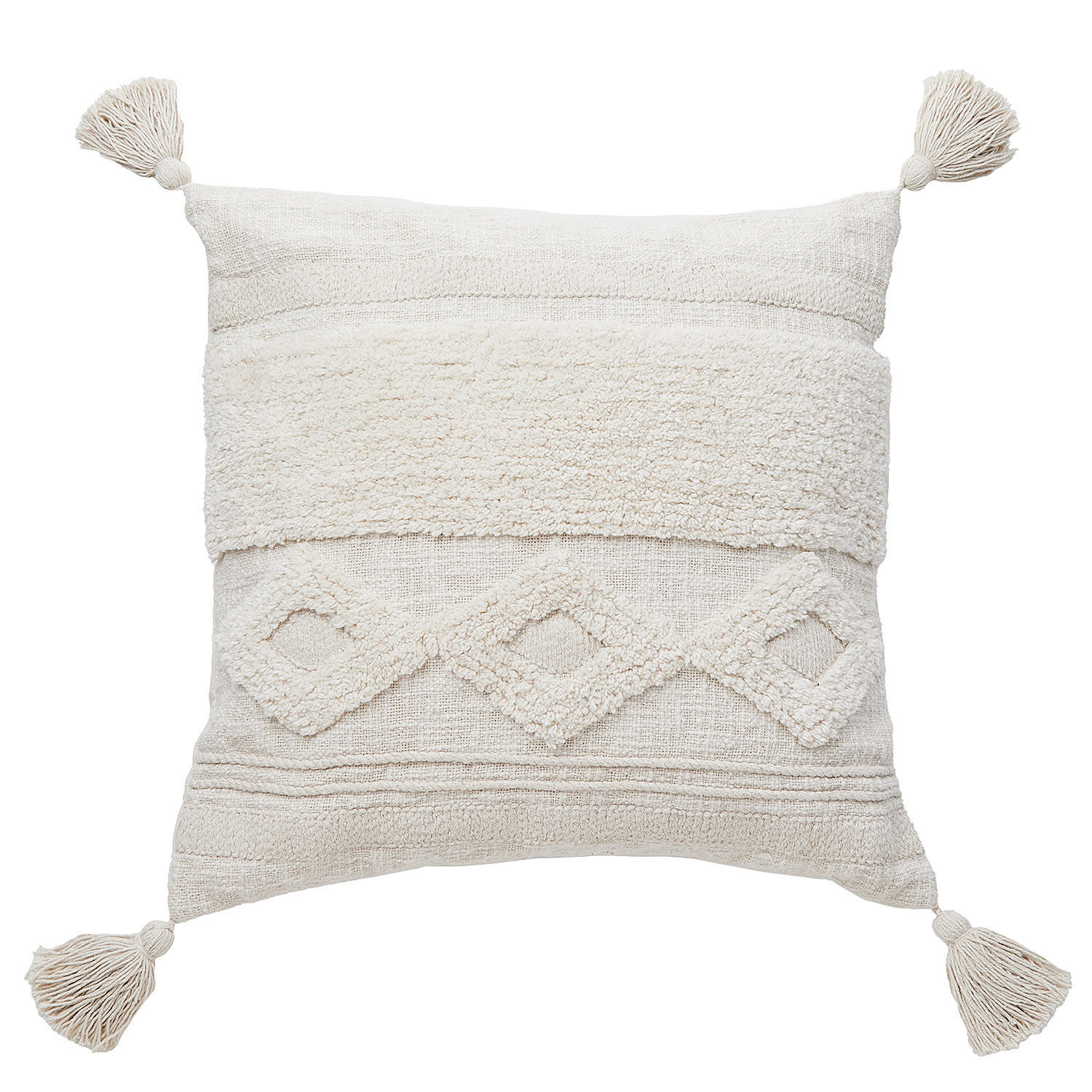 KISSEN Formentera - Beige, Textil (50/50cm) - BUTLERS