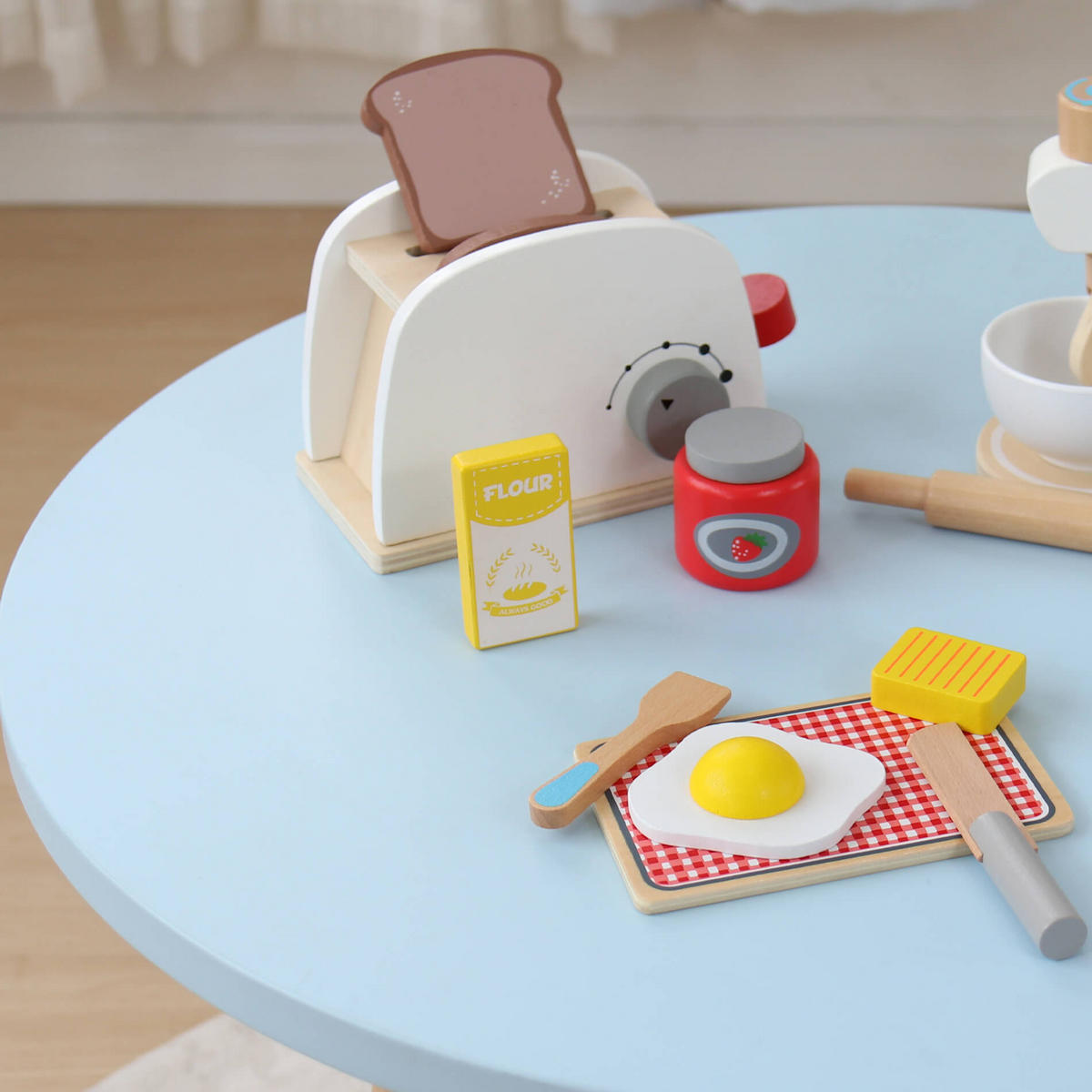 KINDERKÜCHENZUBEHÖR Toaster - Multicolor, Holz (9/15.5/11cm) - Mobili Rebecca