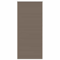 VERDUNKELUNGSROLLO 124,4/230 cm Stoffbreite 120 cm aus Polyester Braun - Braun, Textil (120/230cm) - vidaXL